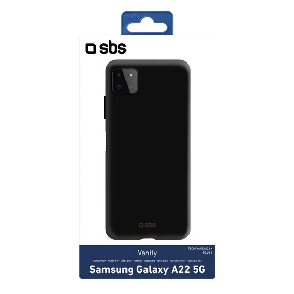 Θήκη Vanity για Samsung A22 5G, Μαύρο, Black, SBS