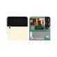 Συγκρότημα οθόνης για Samsung Z Flip 3, F711B, GH97-26773B, Cream, External, Service Pack