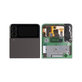 Συγκρότημα οθόνης για Samsung Z Flip 3, F711B, GH97-26773A, Phantom Black, External, Service Pack