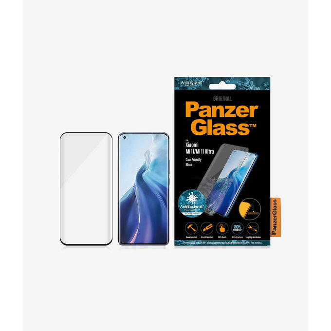 Θήκη Tempered Glass Case Friendly AB για Xiaomi Mi 11, Mi 11 Ultra | Μαύρο | Black | PanzerGlass