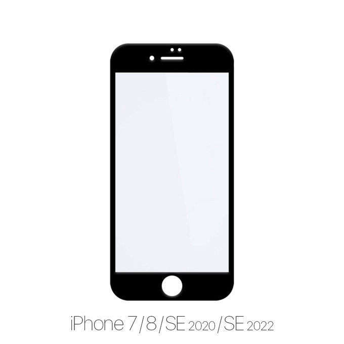 Θήκη FullCover Glass - Tempered Glass για iPhone 7, 8, SE 2020 & SE 2022 | FixPremium