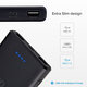 PowerBank 10 000 mAh, 2x USB, 2,1A | μαύρο | black | SBS
