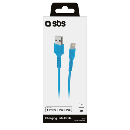 Καλώδιο Lightning / USB (1m) | Μπλε | Blue | SBS