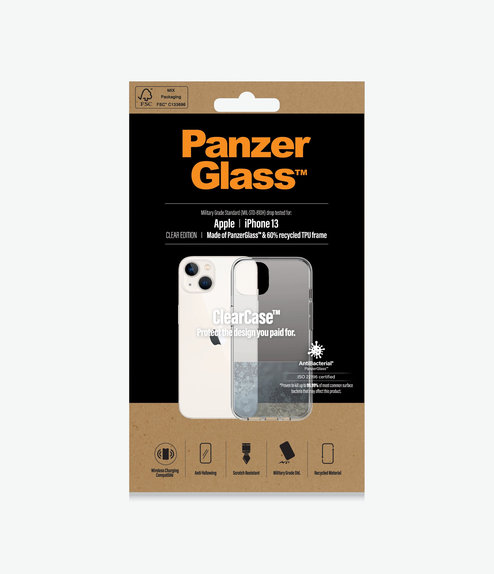 Διαγραφή θήκηςCase AB για iPhone 13, Transparent, PanzerGlass