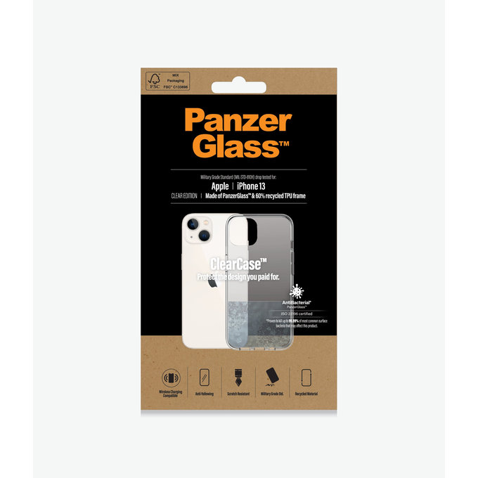 Θήκη ClearCase AB για iPhone 13 | Transparent | PanzerGlass