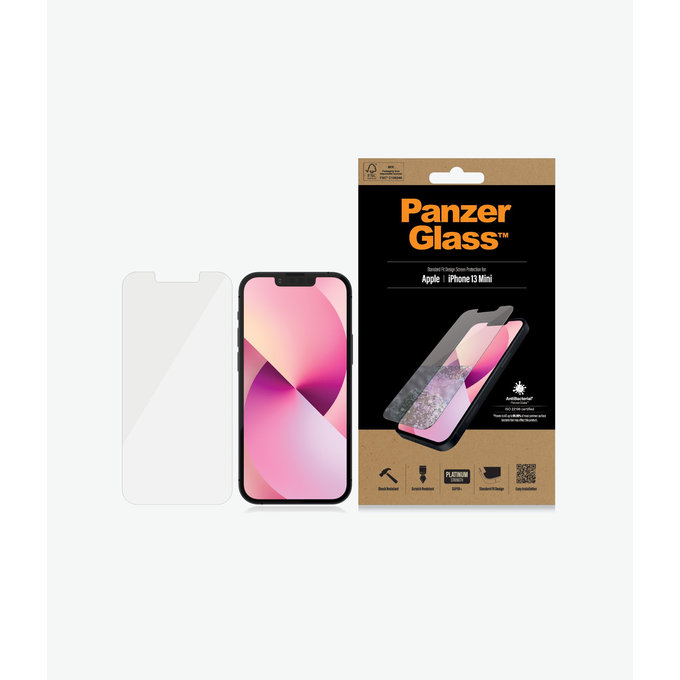 Θήκη Tempered Glass Standard Fit AB για iPhone 13 mini | Transparent | PanzerGlass