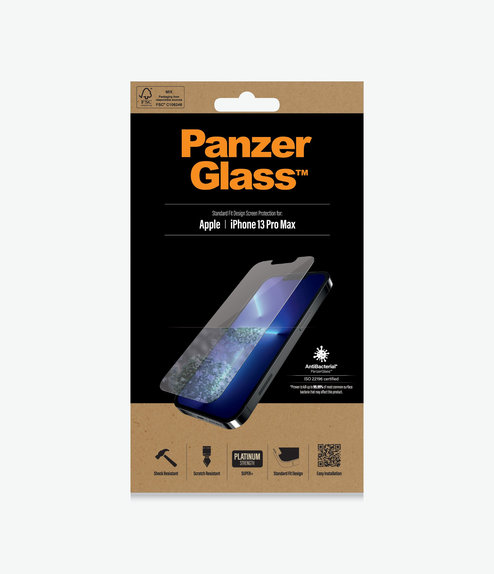 Προστατευτικό Γυαλί για iPhone 13 Pro Max, 14 Plus, Standard Fit AB, Transparent, PanzerGlass