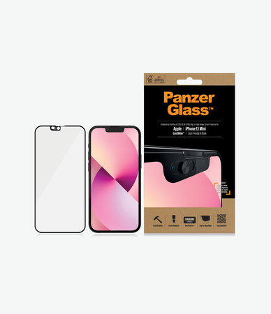 Προστατευτικό Γυαλί Case Friendly CamSlider AB για iPhone 13 mini, Μαύρο | Black | PanzerGlass