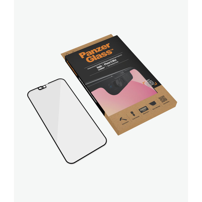 Προστατευτικό Γυαλί Case Friendly CamSlider AB για iPhone 13 mini, Μαύρο | Black | PanzerGlass