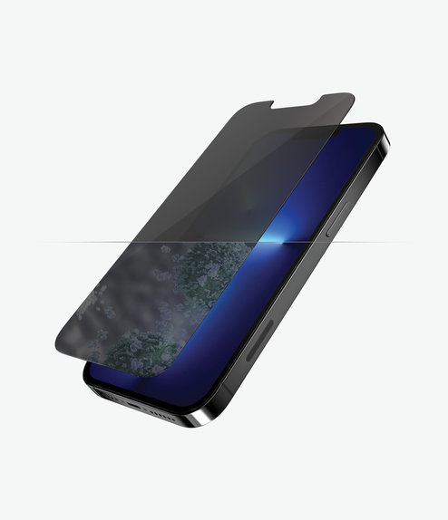 Προστατευτικό Γυαλί για iPhone 13 Pro Max, 14 Plus, Standard Fit Privacy AB, Transparent, PanzerGlass
