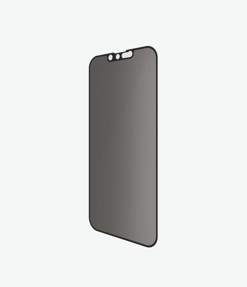 Προστατευτικό Γυαλί για iPhone 13 Pro Max, 14 Plus, Case Friendly Privacy AB, Μαύρο, Black, PanzerGlass