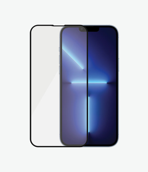 Προστατευτικό Γυαλί για iPhone 13 Pro Max, 14 Plus, Case Friendly AB, Μαύρο, Black, PanzerGlass