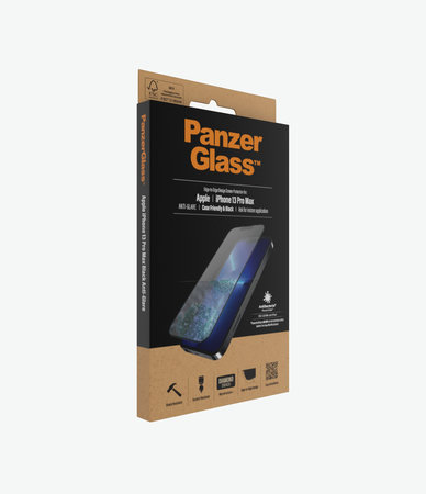 Προστατευτικό Γυαλί Case Friendly Anti-Glare AB για iPhone 13 Pro Max & 14 Plus, Μαύρο | Black | PanzerGlass