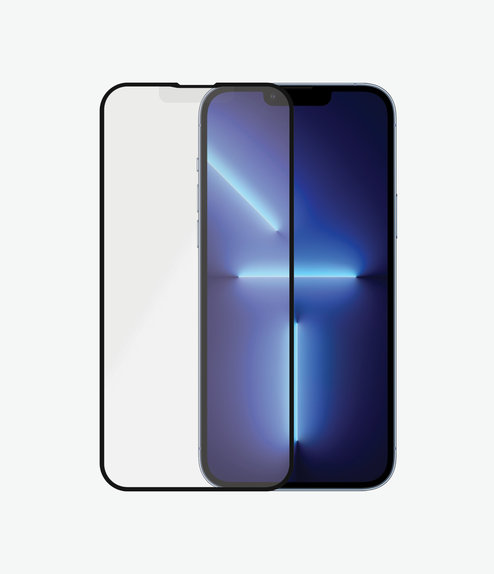 Προστατευτικό Γυαλί για iPhone 13 Pro Max, 14 Plus, Case Friendly Anti-Glare AB, Μαύρο, Black, PanzerGlass
