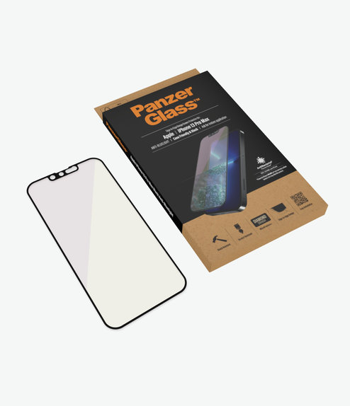 Προστατευτικό Γυαλί για iPhone 13 Pro Max, 14 Plus, Case Friendly Anti-Bluelight AB, Μαύρο, Black, PanzerGlass
