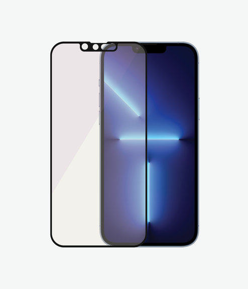 Προστατευτικό Γυαλί για iPhone 13 Pro Max, 14 Plus, Case Friendly Anti-Bluelight AB, Μαύρο, Black, PanzerGlass