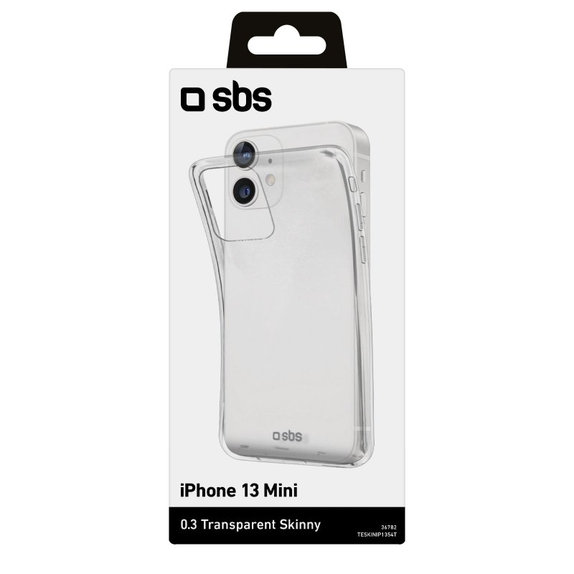 Θήκη Skinny για iPhone 13 mini, Transparent, SBS