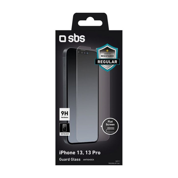 Προστατευτικό Γυαλί για iPhone 13, 13 Pro, 14, Transparent, SBS