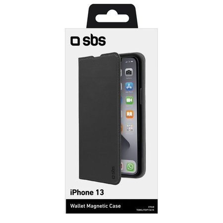 Θήκη Book Wallet Lite για iPhone 13 | Μαύρο | Black | SBS