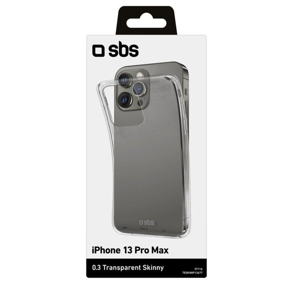 Θήκη Skinny για iPhone 13 Pro Max, Transparent, SBS