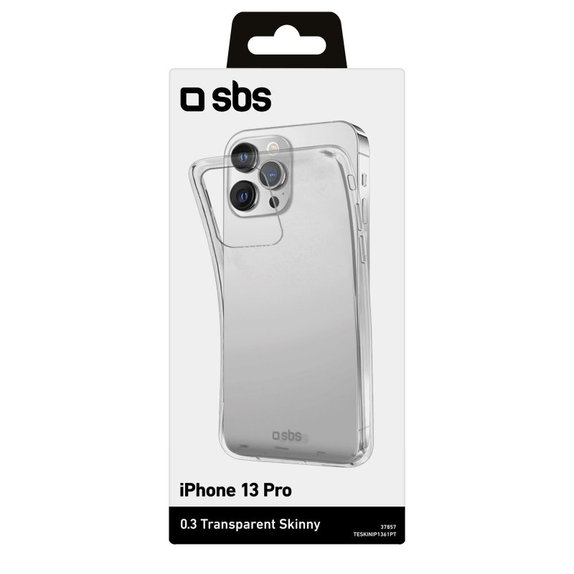 Θήκη Skinny για iPhone 13 Pro, Transparent, SBS
