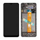 Συγκρότημα οθόνης για Samsung A12, A127F, A032F, GH82-26485A, GH82-26486A, (Black), Service Pack