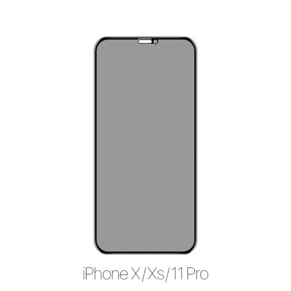Προστατευτικό Γυαλί για iPhone X, Xs, 11 Pro, Anti-Spy, FixPremium Privacy