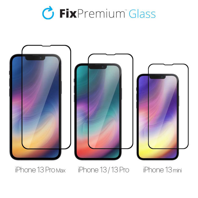 Προστατευτικό Γυαλί για iPhone 13, 13 Pro & 14 | FixPremium FullCover Glass
