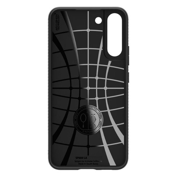 Θήκη Liquid Air για Samsung S22 | Matte Black | Spigen