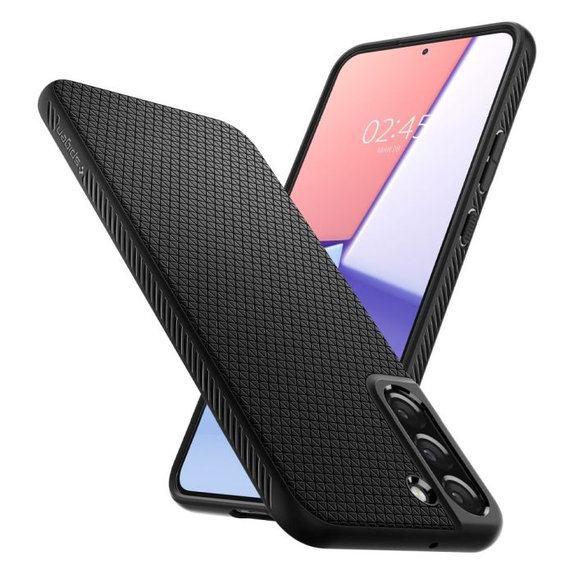 Θήκη Liquid Air για Samsung S22 | Matte Black | Spigen