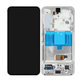 Συγκρότημα οθόνης για Samsung S22, S901B, GH82-27520B, GH82-27521B, Phantom White, Service Pack