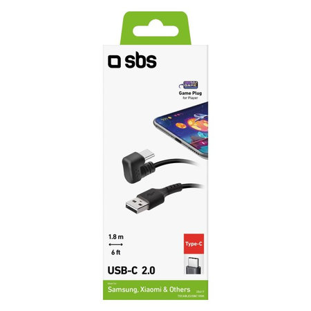 Καλώδιο USB-C / USB (1.8m) | Μαύρο | Black | SBS