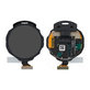 Συγκρότημα οθόνης για Samsung Watch 4 Classic, 46mm, R895, GH96-14426A, Black, Service Pack