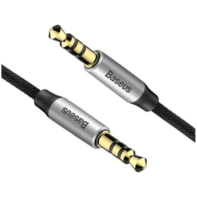 Aux Καλώδιο (1m) | silver/black | Baseus