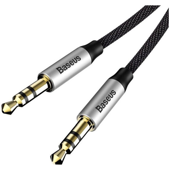 Aux Καλώδιο (1m) | silver/black | Baseus