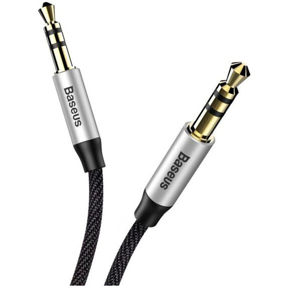 Aux Καλώδιο (1m) | silver/black | Baseus