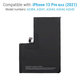 Μπαταρία για iPhone 13 Pro Max, A2653, 4352mAh, Service Pack