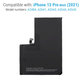 Μπαταρία για iPhone 13 Pro Max, A2653, 4352mAh, Service Pack
