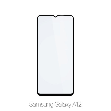 FullCover Προστατευτικό Γυαλί για Samsung A12 | FixPremium