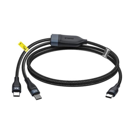 Καλώδιο USB-C / 2x USB-C (1.5m) | Μαύρο | Black | Baseus