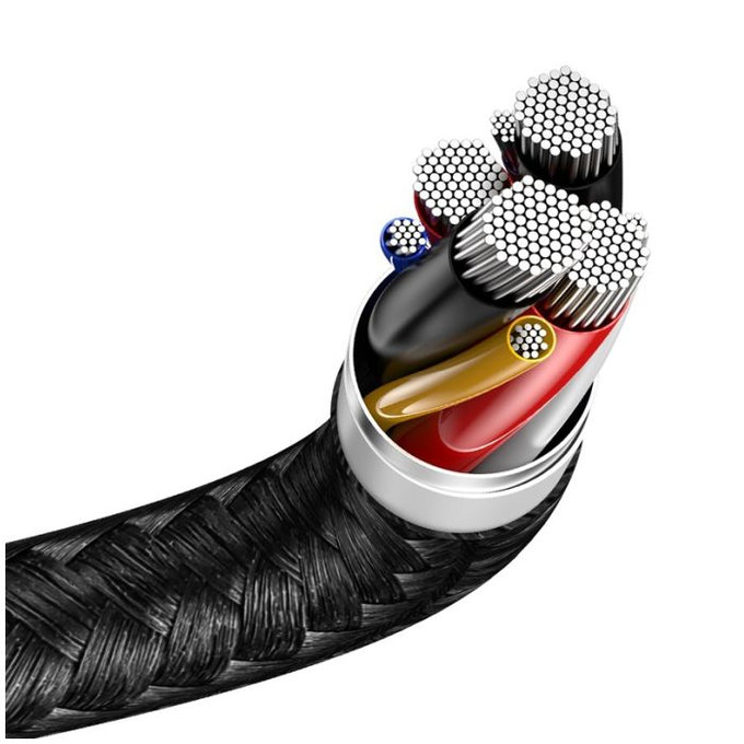 Καλώδιο USB-C / 2x USB-C (1.5m) | Μαύρο | Black | Baseus