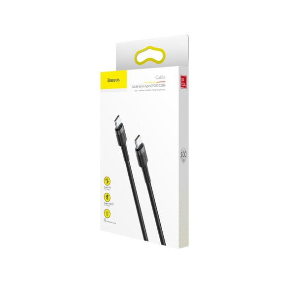Καλώδιο USB-C / USB-C (2m) | Μαύρο | Black | Baseus