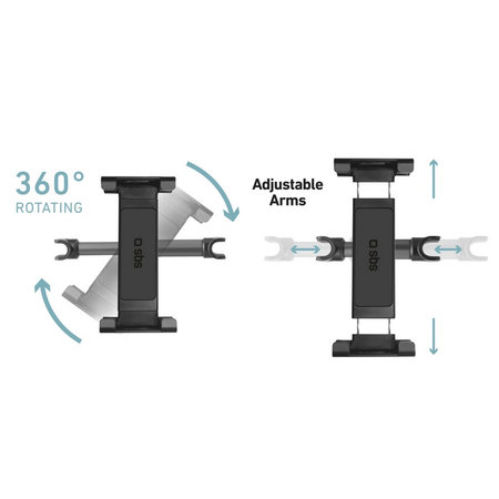 Κάτοχος για Προσκέφαλο Mount Pro για Smartphone & Tablet έως 12.9" | Μαύρο | Black | SBS