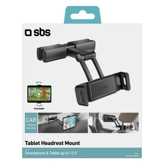 Κάτοχος για Προσκέφαλο Mount για Smartphone & Tablet έως 12.3" | Μαύρο | Black | SBS