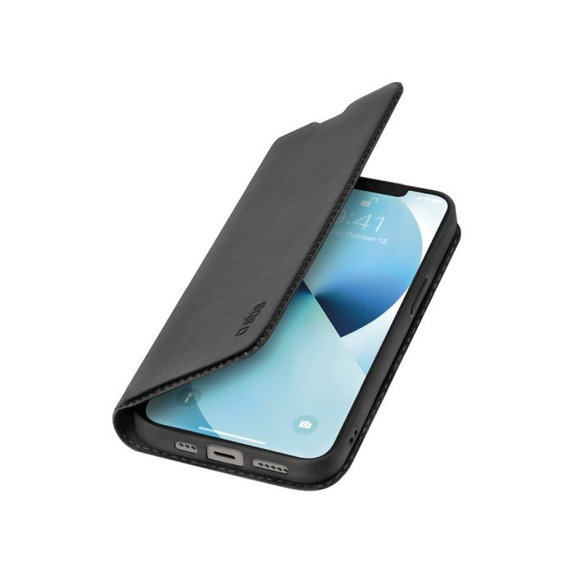Θήκη Βιβλίο Πορτοφόλι Lite για iPhone 14, Μαύρο, Black, SBS