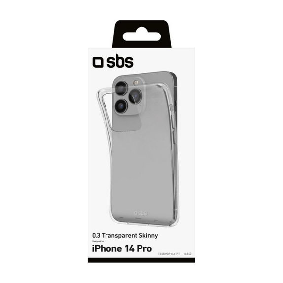 Θήκη Skinny για iPhone 14 Pro, Transparent, SBS