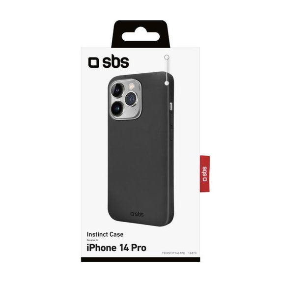 Θήκη Instinct για iPhone 14 Pro, Μαύρο, Black, SBS