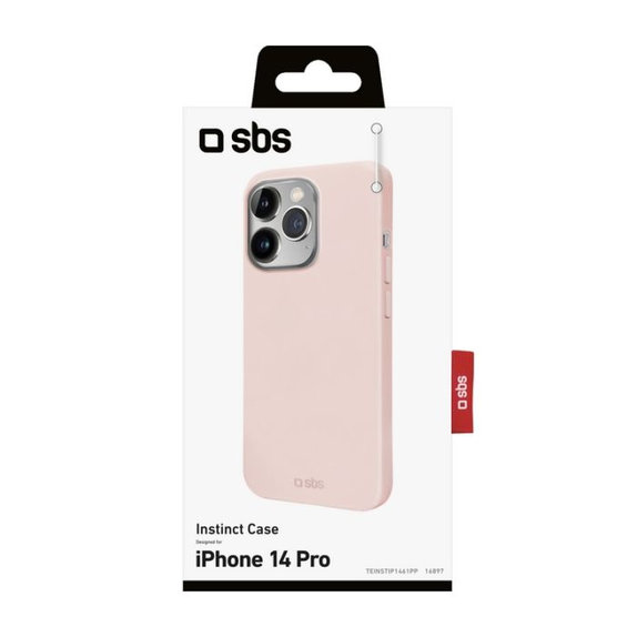 Θήκη Instinct για iPhone 14 Pro, Ροζ, Pink, SBS