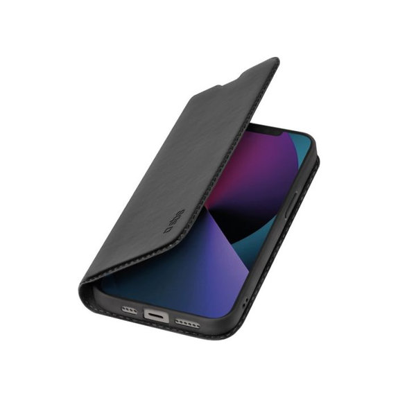 Θήκη Βιβλίο Πορτοφόλι Lite για iPhone 14 Plus, Μαύρο, Black, SBS