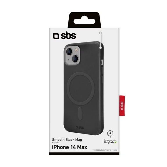 Θήκη Smooth Mag με MagSafe για iPhone 14 Plus, Μαύρο, Black, SBS